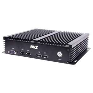 Đen nhôm không quạt mini công nghiệp PC cho thiết bị tự động hóa, kỹ thuật số biển, và thông minh sản xuất - Product Image 2