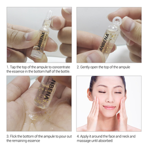 LANBENA anti envejecimiento producto oro 24k suero <span class=keywords><strong>cara</strong></span> ampolla de belleza envío gratuito - Product Image 6