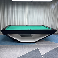 Table de billard et de ping-pong combinée de luxe au design moderne, personnalisable, en bois massif, 7FT 8FT 9FT, table de billard pour salles de billard