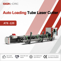 Machine de découpe laser à fibre de haute précision, découpeuse de tubes CNC, machine de découpe laser de métaux avec chargement automatique pour le traitement de l'acier