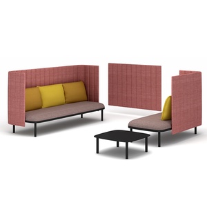 Colorful <b>Office</b> Booth <b>Sofa</b> High Back Fabric Private Space Conference Meeting <b>Office</b> Sectional Garden Hotel <b>Sofa</b> Set - Product Image 5