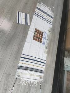 مخزون إرسال سريع إسرائيل شال صلاة كبير بوليستر تاليت يهودي إسرائيل - Product Image 2