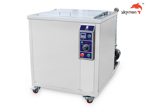 Skymen ODM Limpiador ultrasónico industrial 95 galones 3600W con sistema de filtrado para piezas de motor de automóvil Cilindro Eliminación de aceite y polvo - Product Image 2