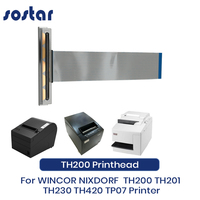 Nouvelle tête d'impression TH200 pour imprimante thermique POS Wincor Nixdorf TH201 TH230 TH420 TP07, tête d'impression 28 broches, pièces d'imprimante en gros