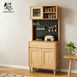 Vente directe d'usine, bon prix, personnalisation possible, grand stock prêt à être expédié, armoire de cuisine, meuble de maison nouvelle mode, buffet. - Product Image 4