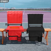 Asiento de Grada Personalizado con Respaldo Alto, Silla Plegable Acolchada para Estadio, para Venta al Por Mayor, Suministro OEM ODM