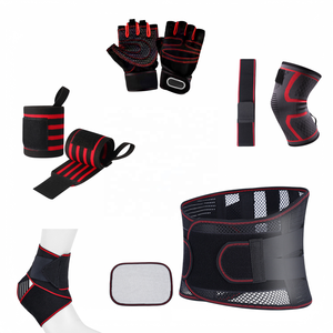 CZFIT Latest Sports Training Protective Gear <b>Set</b> (5 Pieces): Gloves, Wristbands, Waist Support, Knee Brace, and Ankle Brace. - Product Image 1
