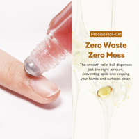 Vente en Gros 2026 Marque Privée Huile à Cuticules Scintillante Dorée Pailletée Manucure Révitalisant pour Ongles Personnalisé Huile Végétalienne à Cuticules avec Logo