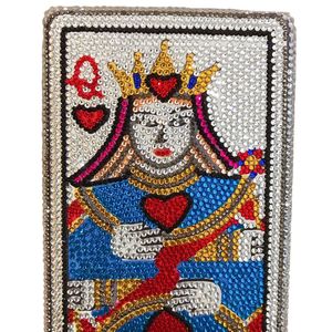 Bolso de Noche para Mujer con Pedrería Completa, Cartera de Mano Brillante con Cristales de Póker, Regalos Brillantes para Amigas y Seres Queridos - Product Image 4