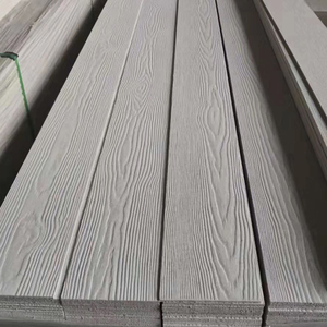 Trung Quốc Nhà Máy Giá Gỗ Ngoài Trời Hạt Tường Siding Sợi Xi Măng Hội Đồng Quản Trị Đục Lỗ <span class=keywords><strong>Composite</strong></span> Chống Cháy Vật Liệu Cho Biệt Thự - Product Image 1