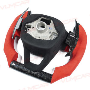 Volante de fibra de carbono personalizado para <span class=keywords><strong>seat</strong></span> <span class=keywords><strong>leon</strong></span> <span class=keywords><strong>Cupra</strong></span> <span class=keywords><strong>MK3</strong></span> F1 estilo volante con embellecedor - Product Image 2