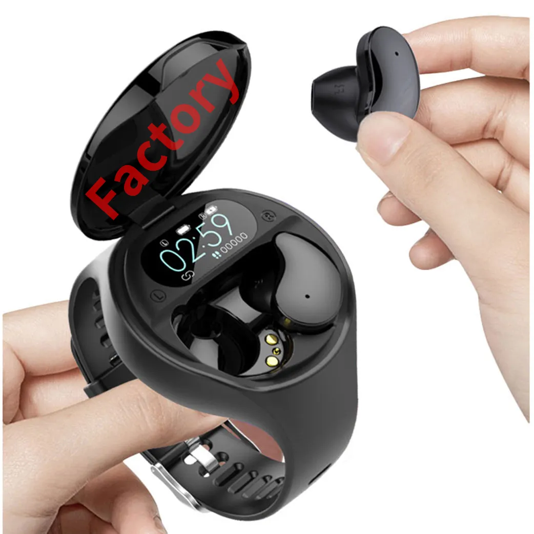 Reloj Audifonos Smartwatch Auricular Con Audifono F9 Mi 2 In 1 TWS smart Watch With Earbuds Headphones Earphone Wireless Headset