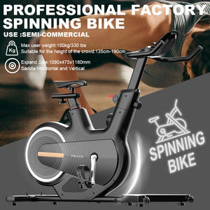 CIAPO-Bicicleta <span class=keywords><strong>Fija</strong></span> de Fitness, 6 Funciones ajustables, volante de inercia, uso doméstico, ciclismo de interior, 907 - Product Image 2