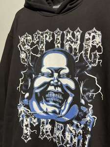 Eso es un montón horrible de COUPH SYRUP de alta calidad 100% algodón al por mayor High Street Alphabet Trendy Brand Loose Casual Hoodie - Product Image 4