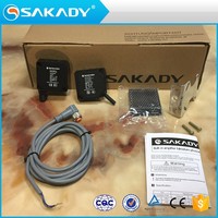 Capteur photoélectrique infrarouge SAKADY série GL50, type réflexion miroir, sortie NPN/PNP, 12-24V DC/AC24-240V pour faisceau extérieur