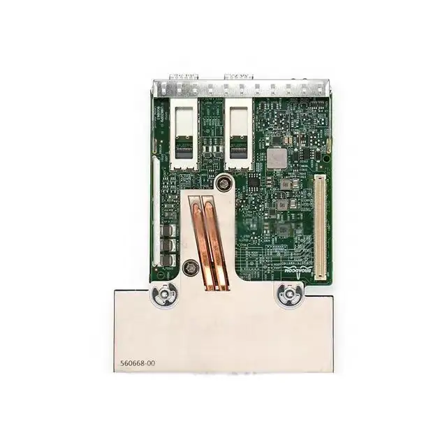 Wholesale Fiber Optic Network Card PCIe SFP+ Wired Module BCM 57414 OCP 25G Dual Port Server For Dells