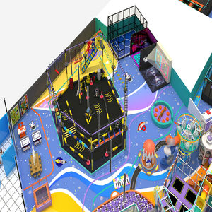 Parque infantil de interior completo con toboganes de laberintos suaves y equipo de juego en <span class=keywords><strong>España</strong></span> - Product Image 2