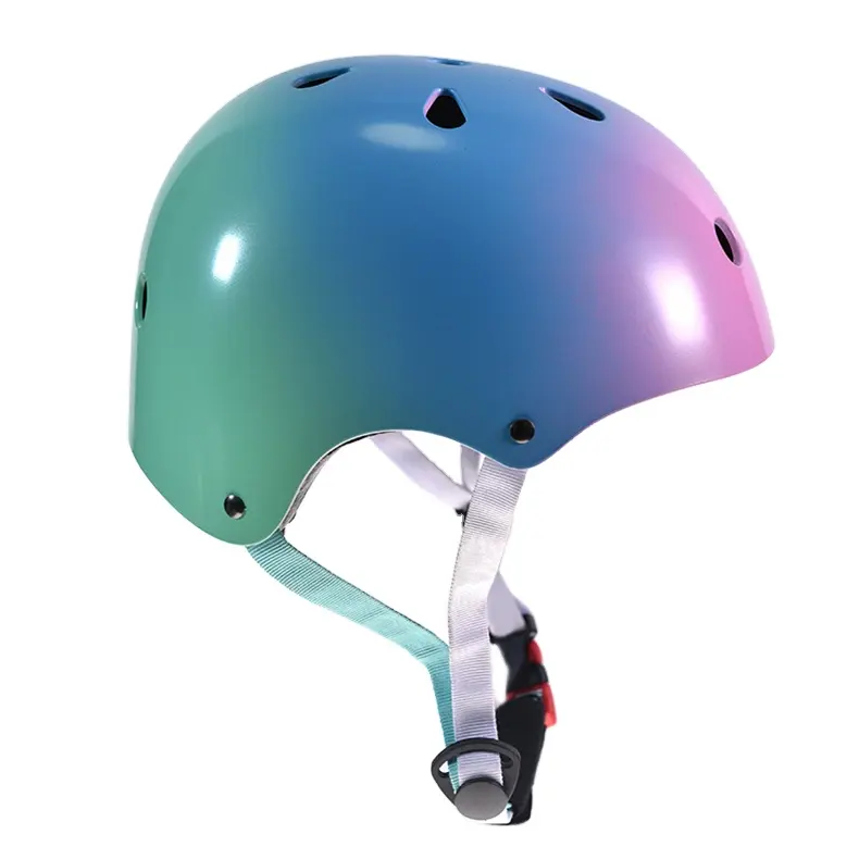 Gradient color helmet adult Scooter skateboard rafting roller skating Climbing wholesale bicycle helmets for kids