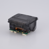 Imprimante thermique intégrée 58 mm pour kiosque avec couvercle de fixation, interface USB+Série/TTL, codes-barres GB18030 CODE128 pour distributeurs automatiques en libre-service