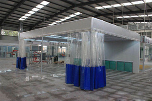Customized <strong>Paint</strong> Booth Prep <strong>Station</strong> with Mixing Room CE Certified LED Lighting &amp; Environmental Filters Target Factory Price - Product Image 4