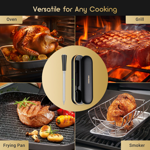 INKBIRD INT-11P-B 300ft Wireless Digital LED Meat Grilling <strong>Oven</strong> <strong>Thermometer</strong> with Two Probes BT 5.0 Smart Food <strong>Thermometer</strong> - Product Image 4
