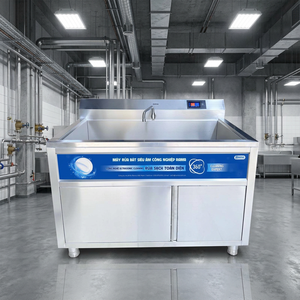 Lavavajillas Ultrasónico Comercial SUS304, Capacidad de 135L, Control de Temperatura Dual para una Rápida Eliminación de Grasa, Pantalla Táctil Fácil de Usar - Product Image 1