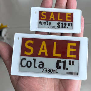 Nueva llegada, etiqueta electrónica de 2.4GHz con Bluetooth, pantalla de tinta electrónica de 3.7 pulgadas, etiquetas digitales de precio ESL, etiqueta electrónica para estantes. - Product Image 2