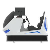Simulateur de conduite dynamique à triple écran, machine d'entraînement immersif pour les écoles de conduite