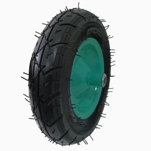 14 인치 3.50-8 Green Edge 공압 휠 새로운 조건 볼 베어링 소매업용 휠체어용 인기 패턴 - Product Image 5