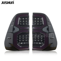 Luz Trasera LED JUSHUN para Toyota Hilux 2015-2023 Revo, Luz Trasera de Alto Brillo, Luz de Freno, Venta al por Mayor de Fábrica