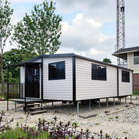 LDYZ-1117 Maison portable à panneaux sandwich pliables et extensibles à double aile, design Asie du Sud-Est, garantie 1 an