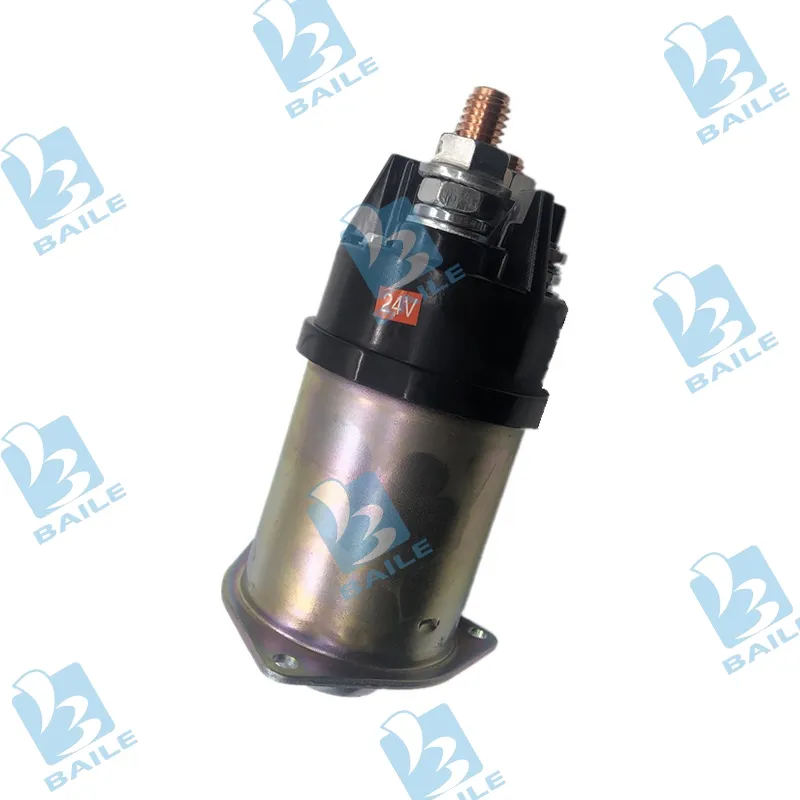 High Quality Replacement 24V 4 Terminals Solenoid Switch 9X9511 For Delco 42MT Starters Solenoid Valve Excavator Parts