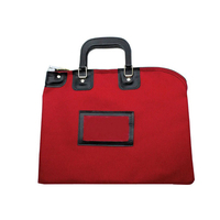 Sac de coursier verrouillable avec poignée et porte-cartes, sac de sécurité durable pour documents et argent, sac de rangement médical