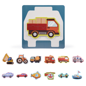 Fabricant de jouets personnalisés en gros, puzzles magnétiques de véhicules populaires, jeu de <span class=keywords><strong>puzzle</strong></span> pour enfants - Product Image 6