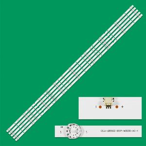 Bande LED rétroéclairée en aluminium HX-NO.2547 CEJJ-LB550Z-9S1P-M3030-AC-1 pour téléviseur 55 pouces 55PUT6654 1100 mm IP33 Durée de vie de 50 000 heures - Product Image 1