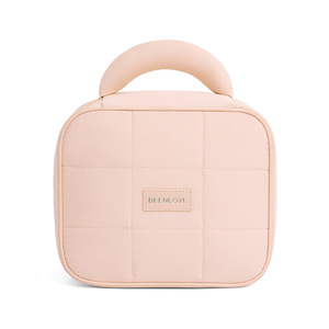 Beilian Cosmetic Bag Large Capacity Travel <b>Makeup</b> Storage <b>Case</b> Portable Toiletry Organizer Pink Cyan Beige - Product Image 5