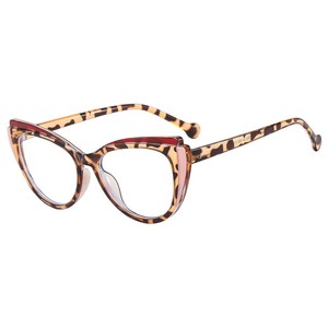 แว่นตา Cat Eye TR90 กรองแสงสีฟ้า ทรงเต็มกรอบ เลนส์ใส แฟชั่นสำหรับทุกเพศ - Product Image 5