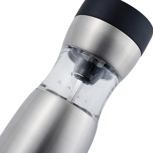 Hot bán điện muối và hạt tiêu <span class=keywords><strong>Shaker</strong></span> gốm Máy Xay, Pin hoạt động bằng thép không gỉ Salt & Pepper Shakers Mill Set - Product Image 6