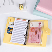 Offre Spéciale : Carnet à 6 Anneaux Couleurs Macaron en Cuir PU, Couverture Rigide avec Fermeture Magnétique, Format A6, 100 Feuilles à Reliure Amovible
