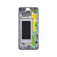 Für Samsung S10 Plus S10 G975 G975F LCD-Display Touchscreen mit Rahmen für Samsung S10 G973 Bildschirm baugruppe