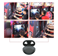 Machine de jeu d'arcade de course automobile Speed River4 à pièces, jeux vidéo de conduite automobile
