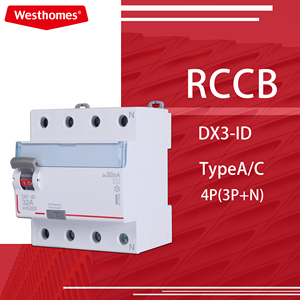Disjoncteur différentiel miniature Westhomes <span class=keywords><strong>DX3</strong></span>-<span class=keywords><strong>ID</strong></span> 4P <span class=keywords><strong>63A</strong></span> 6kA 30mA AC (RCCB) pour protection contre les fuites à la terre - Product Image 5