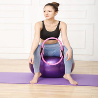 Cercle de Pilates YETFUL, ensemble de cinq serviettes de fitness, corde élastique portable pour entraînement de fitness, yoga, bande élastique