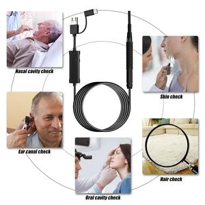 Sélecteur de cérumen avec lumière 3.9mm HD720P 1.3MP Endoscope pour les téléphones Windows Android OTG un endoscope est employé par un médecin - Product Image 5