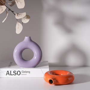 Macetas de Cerámica Contemporáneas para Interiores, Macetas para Suculentas, Jardín, Hogar, Acabado Esmaltado, Orificio de Drenaje, Ecológicas, Duraderas, Venta al Por Mayor - Product Image 4