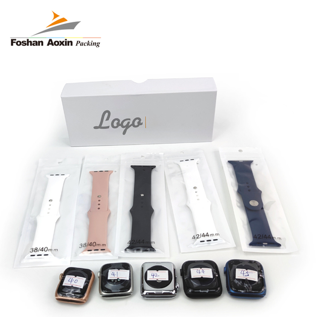 Custom Free Design Personalized Eco Friendly Packaging White Rigid Cardboard Paper Smart Watch Packing Box