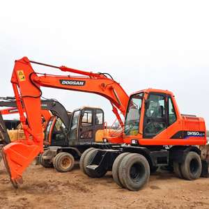 Excavatrice sur pneus d'occasion Doosan DH150W-9, en stock, à vendre en usine - Product Image 6