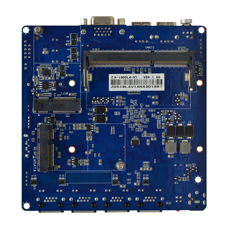 Intel Baytrail J1900 nano ITX 120*120 Motherboard firewall dengan 4 * Intel WG82583 port LAN Ethernet