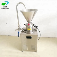 Machine à fabriquer du tahini de sésame et du beurre de cacahuètes électrique QIANGDI JMC-60, mini moulin à sésame, moulin colloïdal, capacité de 30 à 500 kg/h, 220 V
