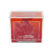 Yageli Boîtes de Présentation Premium pour Cartes Elite Trainer, en Acrylique Haute Qualité Résistant aux UV, avec Bords Renforcés et Boutons de Protection